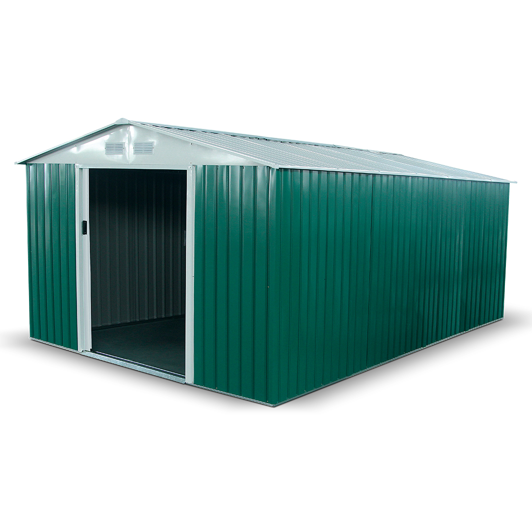 BillyOh Boxer 11x14 Dark Green Apex Metal Shed